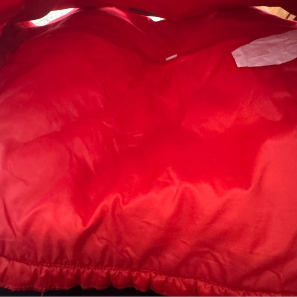 Lululemon Hot Cheeks Goose Down Puffy Running Skirt Size 8 Red Quilted - Picture 8 of 9